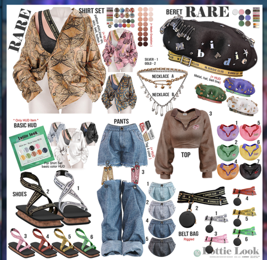 `M.BIRDIE / Lottie look. TOP Maitreya6