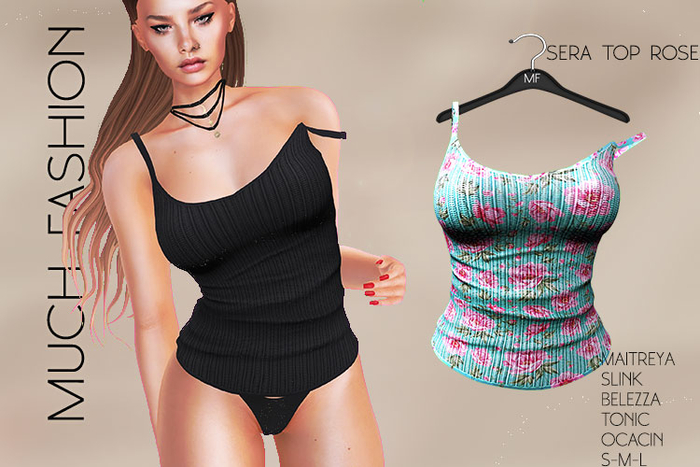 MUCH FASHION -SERA  TOP ROSE