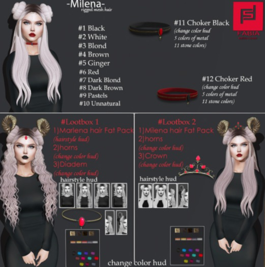 -FABIA- Gacha  Choker Red