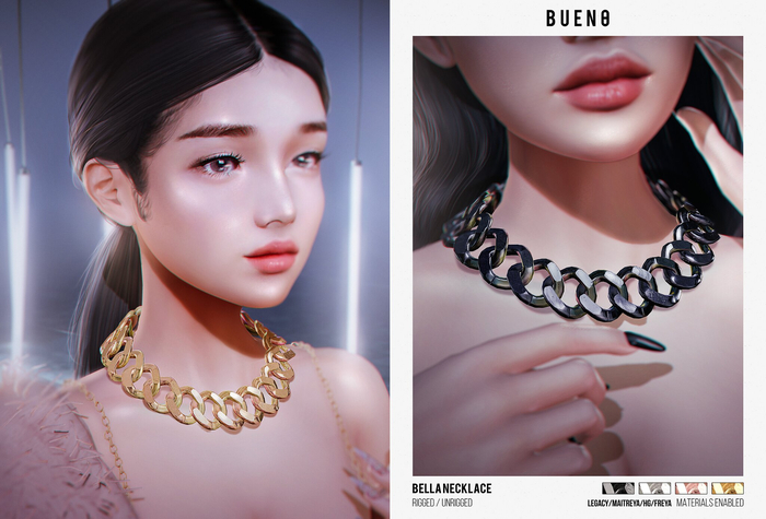 BUENO-Bella Necklace-Gold