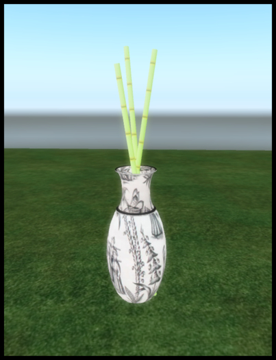 Japanese Vase with Bamboo*