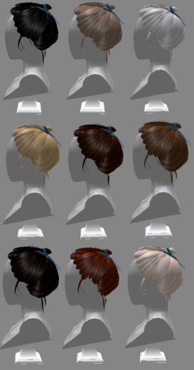 Chonmage Less Messy Full Hairs