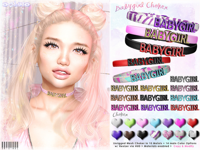 [ bubble ] Babygirl Choker
