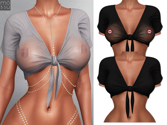 Mossu - Scarlett.Top - Black (Wear)