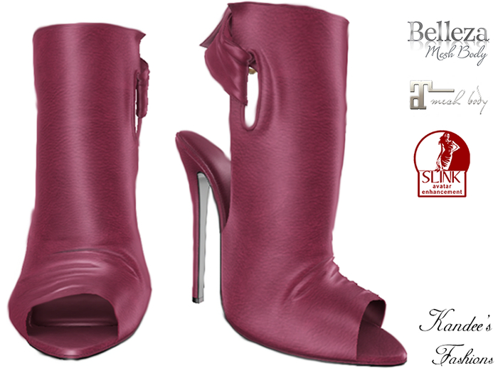 Pink High-Heeled Shoes