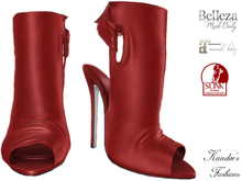 Red High-Heeled Shoes