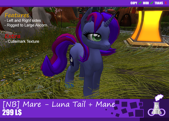 [NB] Mare - Luna Tail + Mane