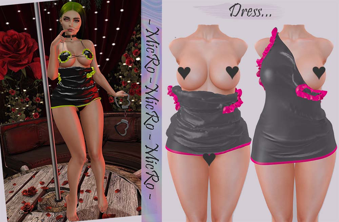 - MicRo - Lulu Dress (Raspberry)