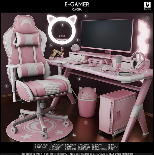 8. BAMSE : E-GAMER - Keyboard