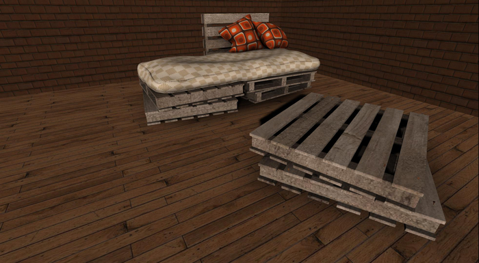 ~D.C~ Pallet Couch (PG) - BOXED