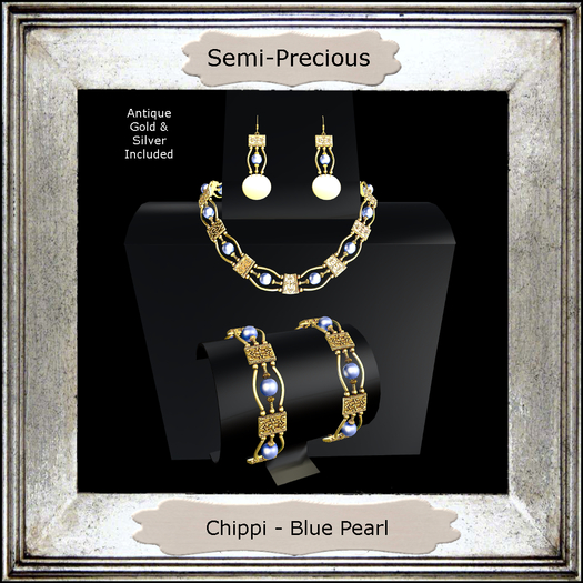 Semi-Precious - Chippi - Blue Pearl (ADD ME)