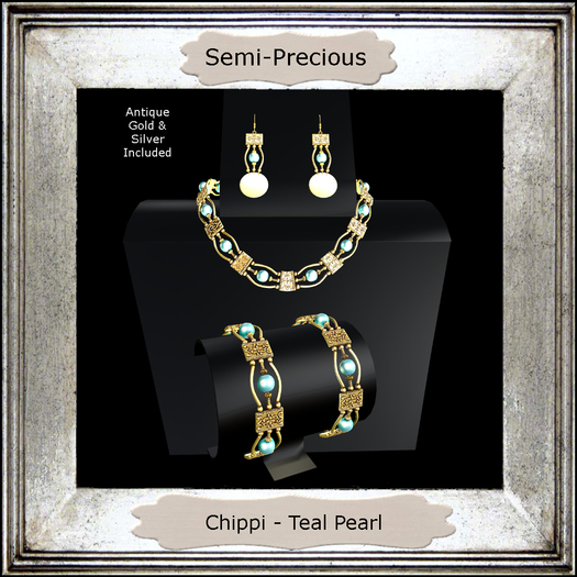 Semi-Precious - Chippi - Teal Pearl (ADD ME)