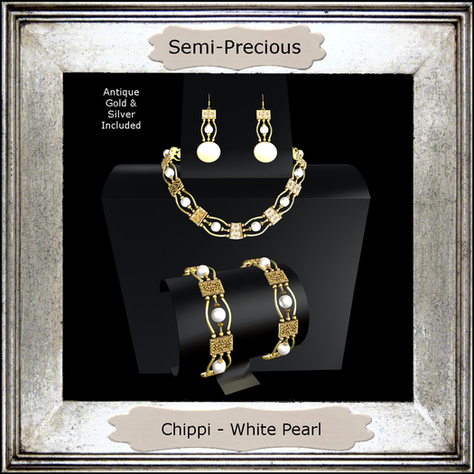 Semi-Precious - Chippi - White Pearl (ADD ME)
