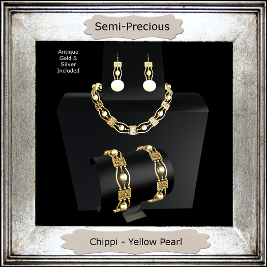 Semi-Precious - Chippi - Yellow Pearl (ADD ME)