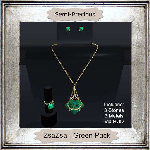 Semi-Precious - ZsaZsa - Green Pack (ADD ME)