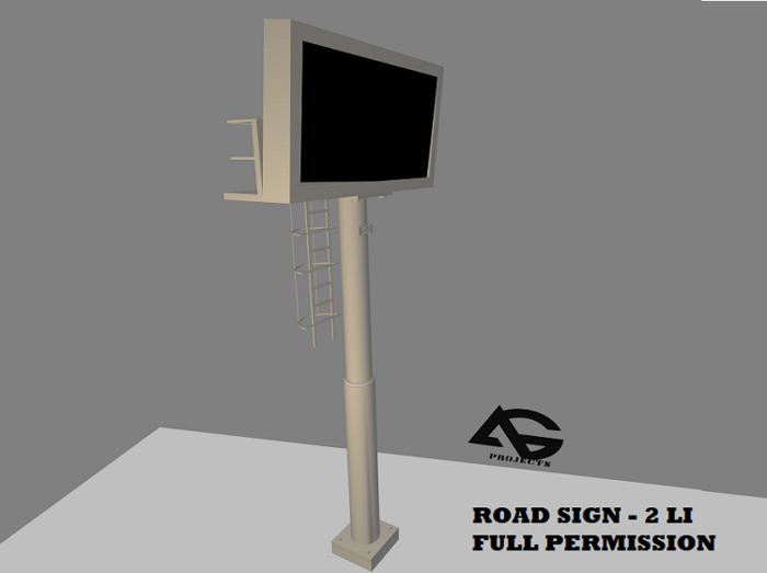 Road Sign - 2 LI