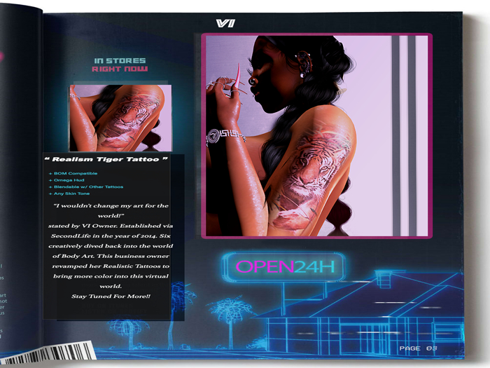 - VI - Realism Tiger Tattoo