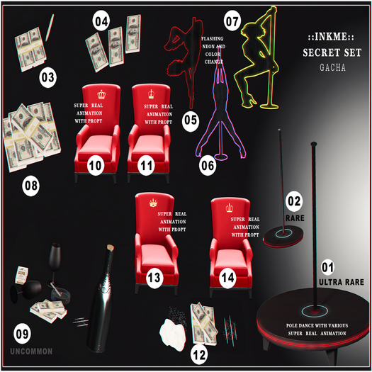 ::Inkme:: Secret Set 02 RARE