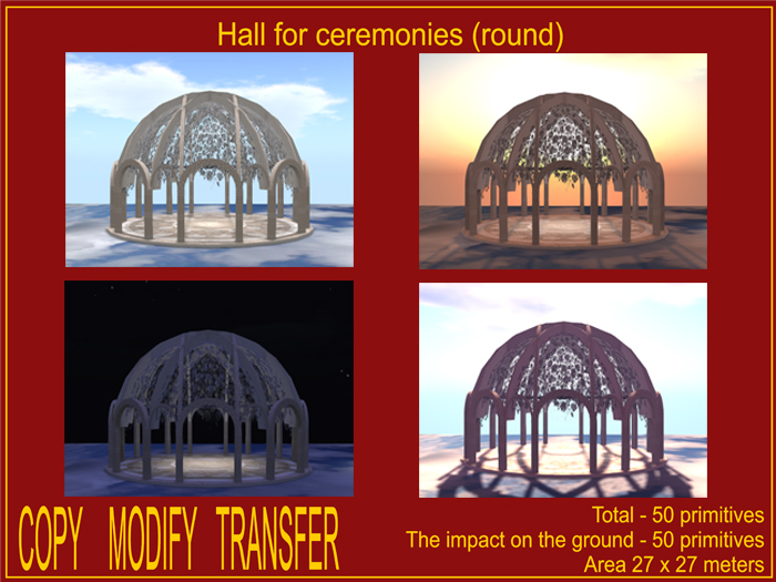 Second Life Marketplace - Hall for ceremonies (round)-50