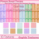 10 Cute Color Corrigate Roof Seamless TEXTURE