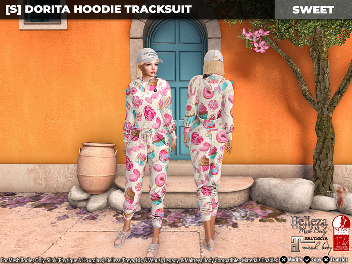 [S] Dorita Hoodie Tracksuit Sweet