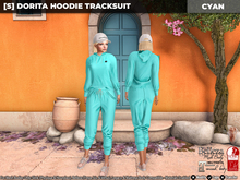 [S] Dorita Hoodie Tracksuit Cyan