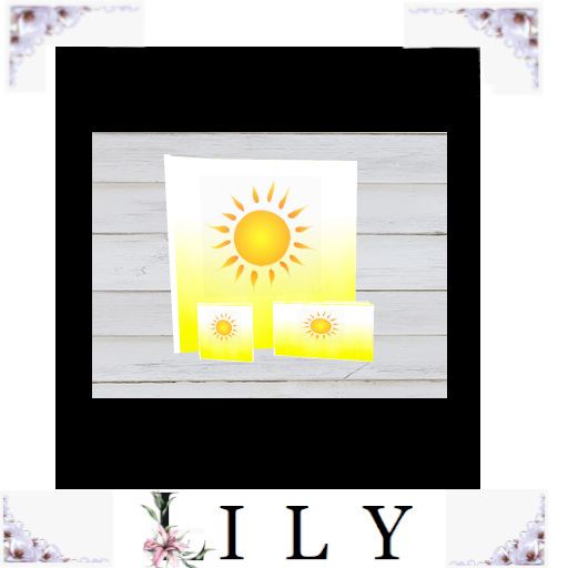 L I L Y You Are My Sunshine card set Bxd