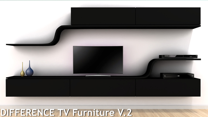 DIFFERENCE TV Furniture V.2 Black edition