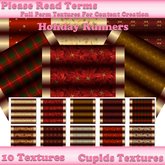 10 Holiday Runner Textures