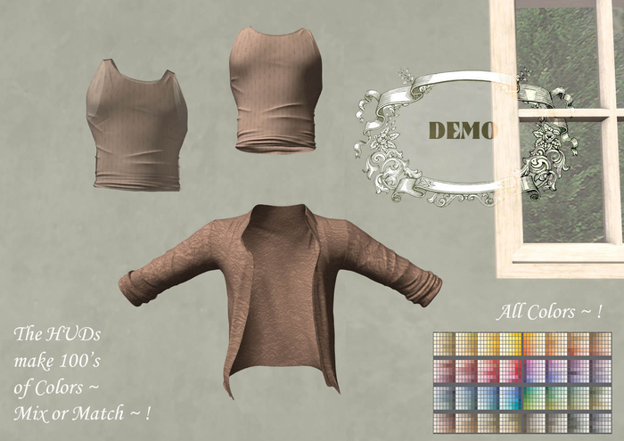 DEMO Classy Legacy & Athletic SET 3 Pieces 100's of COLORS HUDs