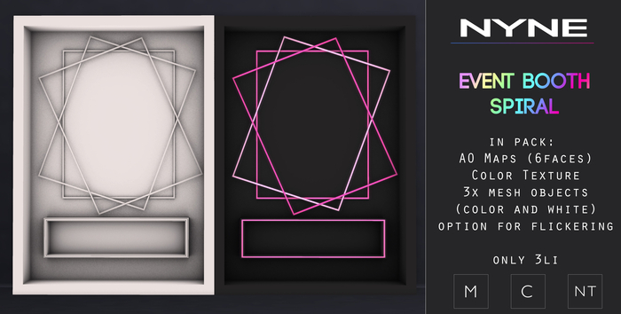 [NYNE] Wall Display - Event Booth - spiral