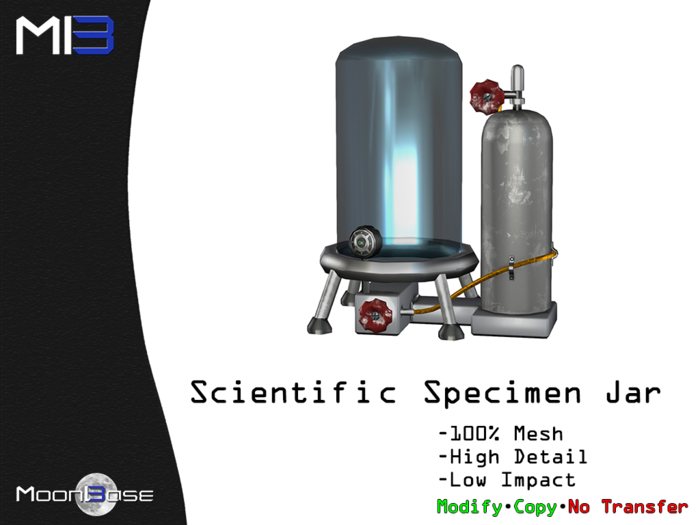 [MB3] Scientific Speciment Jar (Boxed)