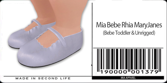 Mia Bebe TODDLER Rhia MaryJanes - Haze [Wear]