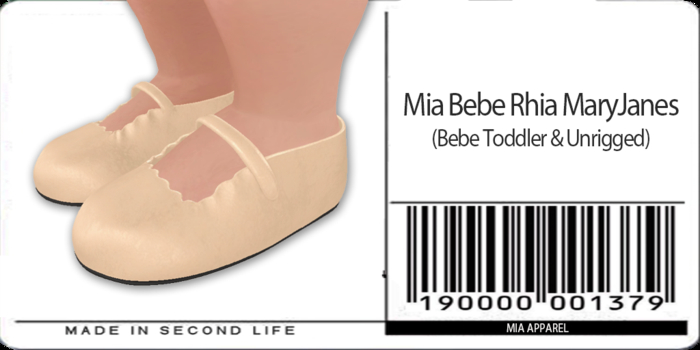 Mia Bebe TODDLER Rhia MaryJanes - Cream [Wear]