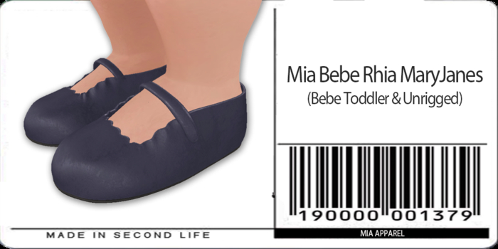 Mia Bebe TODDLER Rhia MaryJanes - Blueberry [Wear]