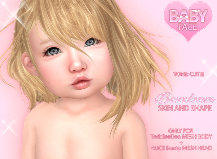 :*BABY*: Bonbon -{Cutie}- Skin+Shape FOR ToddleeDoo Body +Alice Bento Head