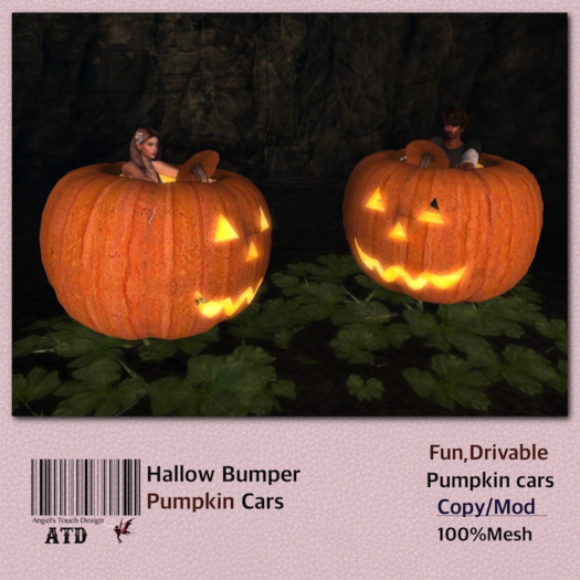 Hallow Bumper Pumpkin Cars