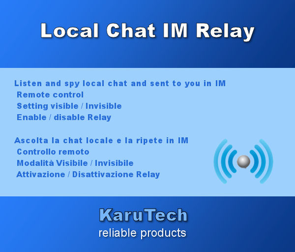 Chat Relay System - Relay / Spy chat 