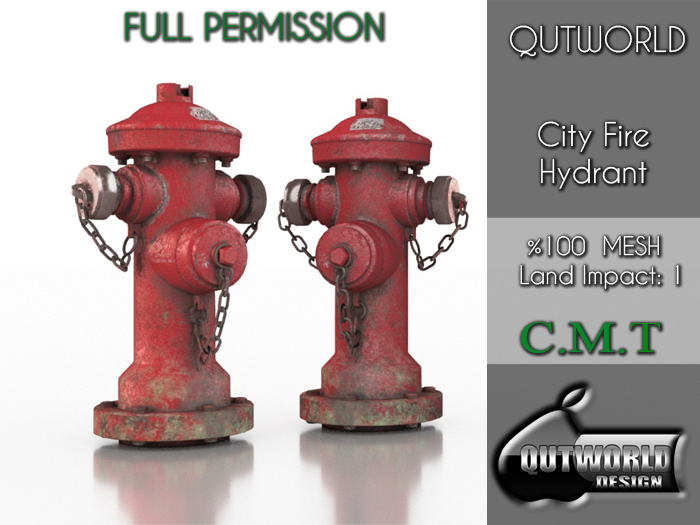.::QUTWORLD City Fire Hydrant ::.FP Unpack (ADD)