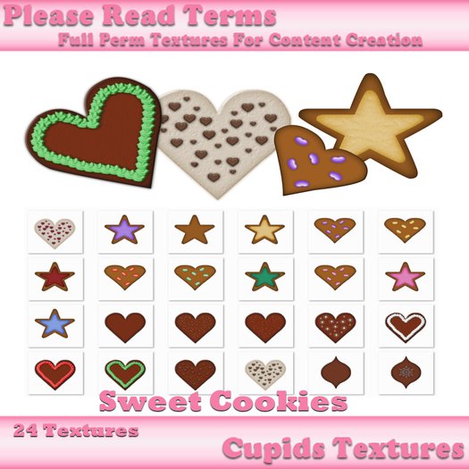 24 Sweet Cookie Textures