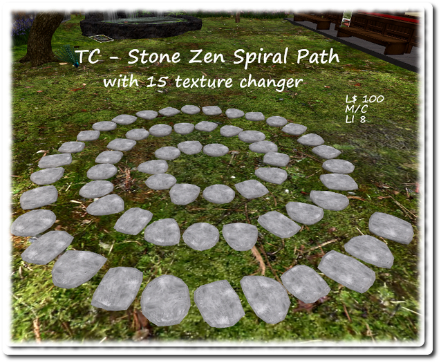 TC - Stone Zen Spiral Path