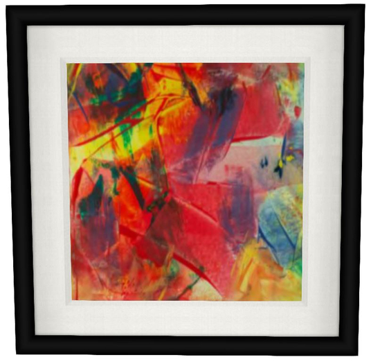 p52 [Black] Mesh picture frame - square