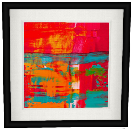 p60 [Black] Mesh picture frame - square