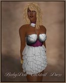 BabyDoll Cocktail Mini Silver and Plum