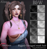 {Limerence} Alise hair-B&W