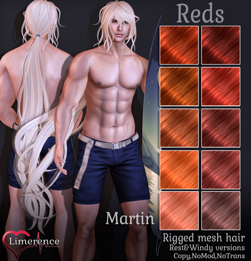 {Limerence} Martin hair-Reds