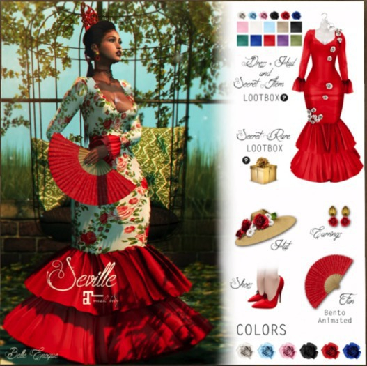 Belle Epoque { Seville } Hat Red (Box)