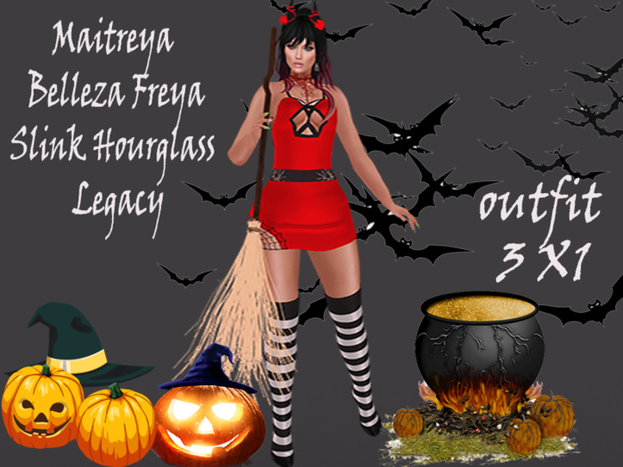 Cherry Halloween  Red