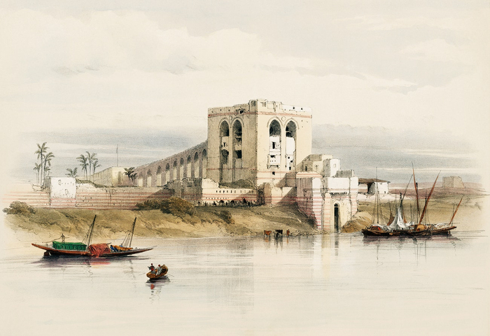 Cairo Illustration by David Roberts  on banner 1 LI (no trans)