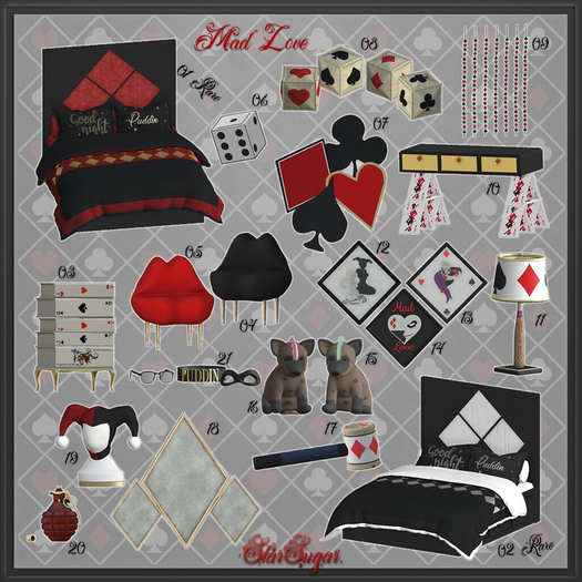 Gacha - 21. *Star Sugar* Mad Love [ Accessories ]